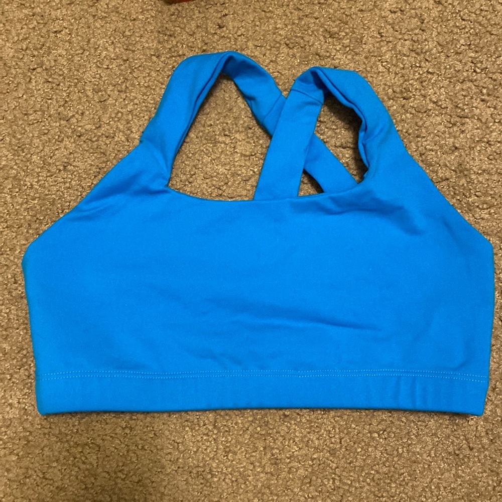 Blue Affinity Sports Bra